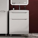 Style Line Тумба под раковину Марелла 60 Люкс Plus антискрейтч белая матовая